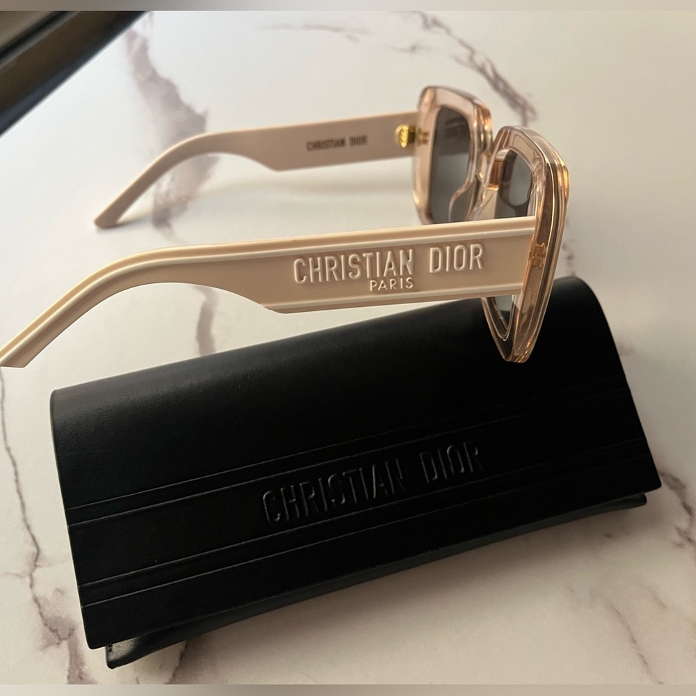 Brand New Christian Dior Oversized Pink Sunglasses View 2